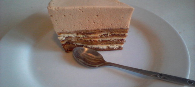 Торт МЕДОВЫЙ с КОФЕЙНЫМ суфле