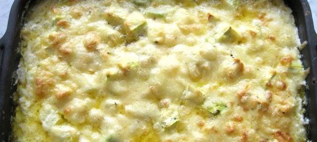 Запеканка из кабачков и курицы