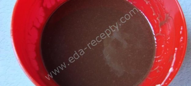 Крем из шоколада с кофе и ромом