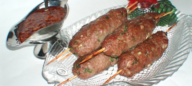 Кебабы из баранины с курдючным салом