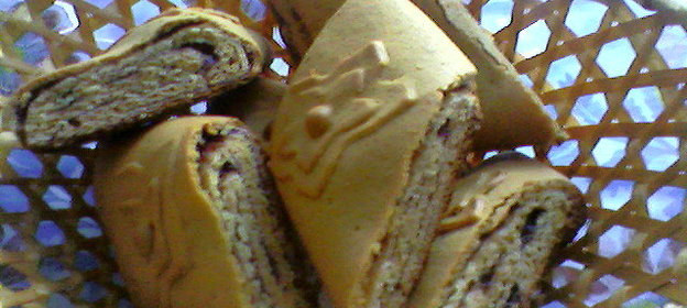 Печенье Медовые рулетики с повидлом