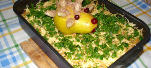 Запеканка для ежика