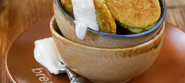 Сладкие кабачковые оладьи