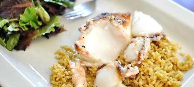 Морской окунь в лимонном соку