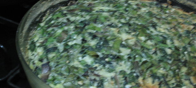 Запеканка (опять шпинат)