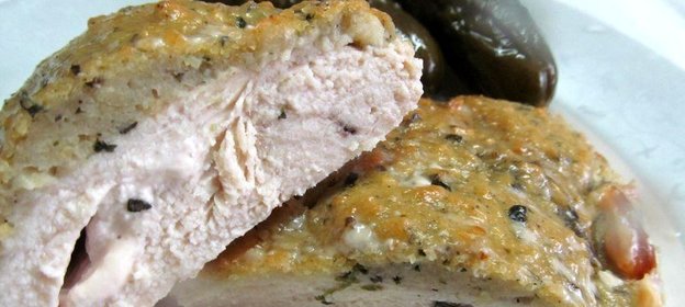 Куриное филе под хлебным соусом