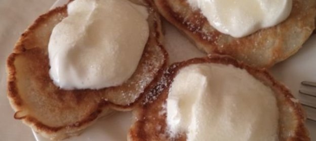 Оладьи из тыквы на молоке