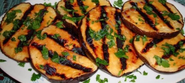 Баклажаны жареные на гриле