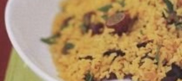 Каша картофельно-крупяная с салом шпик