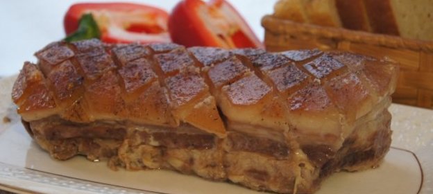 Грудинка свиная запеченная