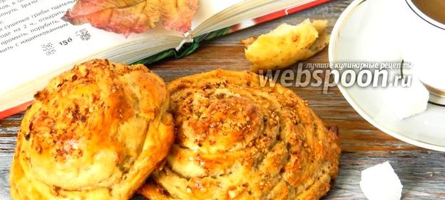 Булочки с кунжутной пастой