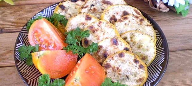 Кабачки под чесночным соусом