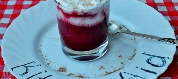 Свекольный суп-капучино