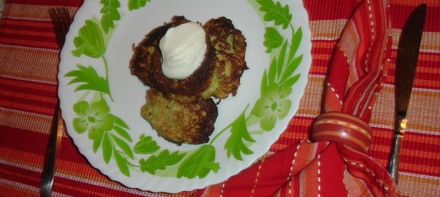 Оладьи из кабачков