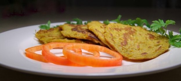 Постные оладьи из тыквы