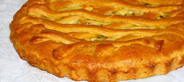 Домашняя пицца-пирог