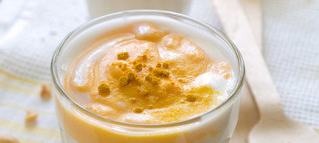 Тыквенный смузи с йогуртом