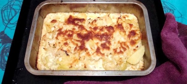 Картофельно-капустная запеканка