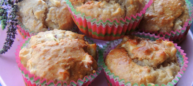 Овсяные кексы с яблоком