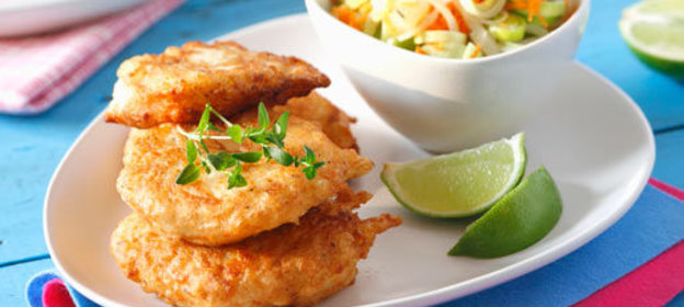 Блинчики из морского окуня