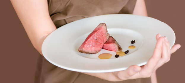 Ростбиф с кофейным соусом