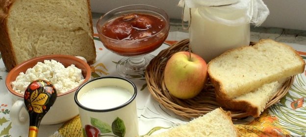 Пшенично-рисовый хлеб на твороге