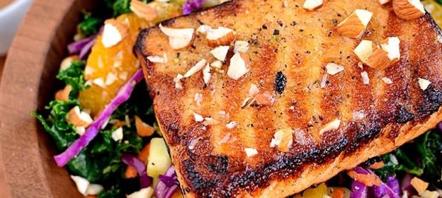 Салат с апельсиновым соусом