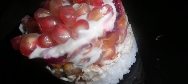 Салат с гранатом