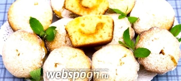 Манные кексы с джемом