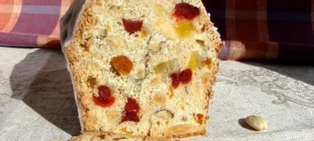 Ореховый кекс с грецкими орехами и сухофруктами