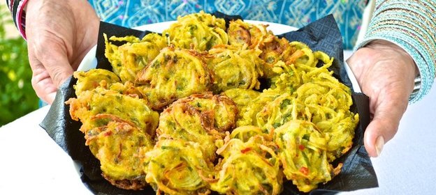 Луковые оладьи (Bhaji)