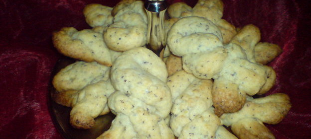 Витое маково-масляное печенье