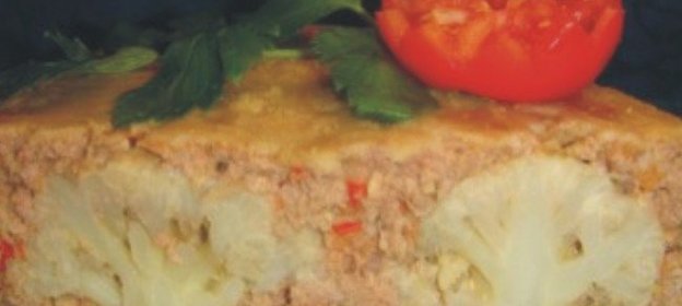 Мясная запеканка с цветной капустой