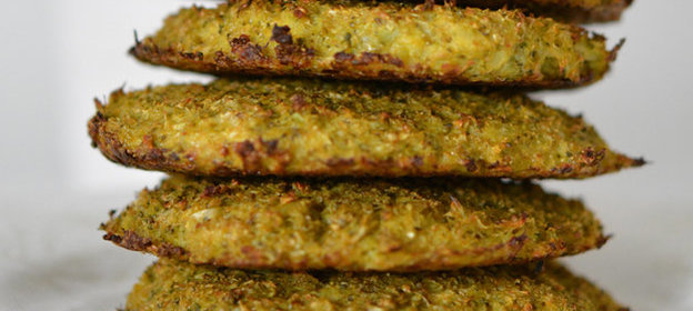 Оладьи из брокколи в духовке