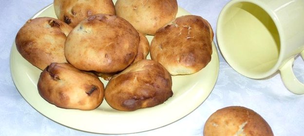 Булочки с сахаром без дрожжей