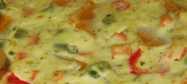 Низкокалорийная запеканка с овощами