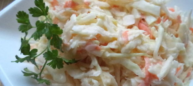 Салат «Зимний» из капусты и редьки