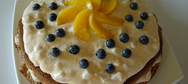 Торт в восточном стиле Фруктовая фантазия