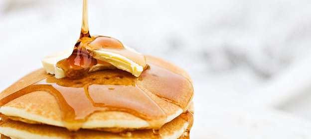 Панкейки с кленовым сиропом