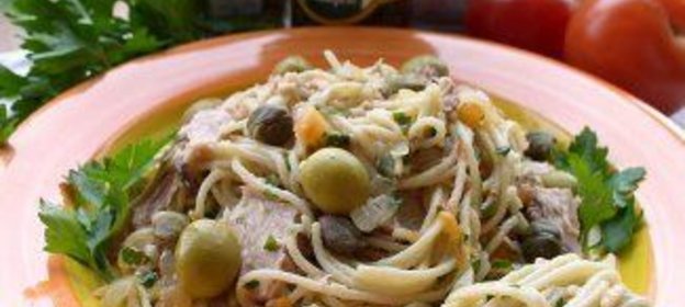 Паста Нью-Касл с оливками