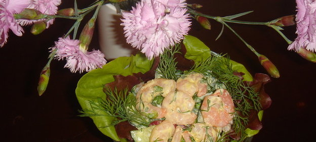 Салатик Весна в душе и на столе