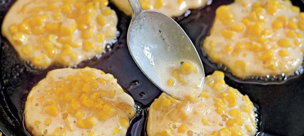 Кукурузные оладьи