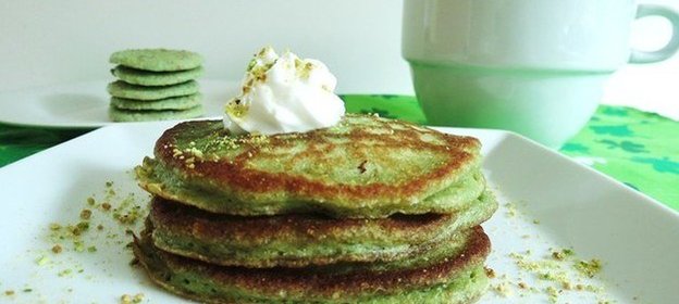 Фисташковые оладьи