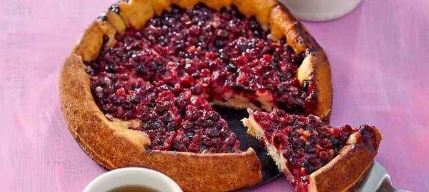 Кекс с клюквой