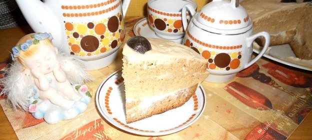 Торт кофейно-лимонный