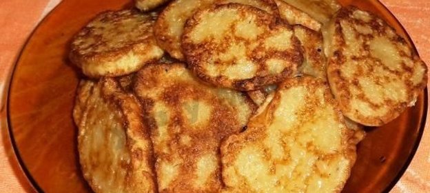 Постные кабачковые оладьи