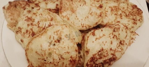 Постные оладьи из картофеля и кабачков