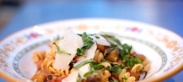 Макароны с баклажанами