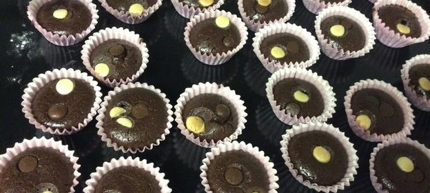 Маленькие шоколадные кексики