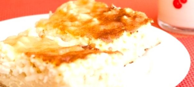 Запеканка из макарон с творогом